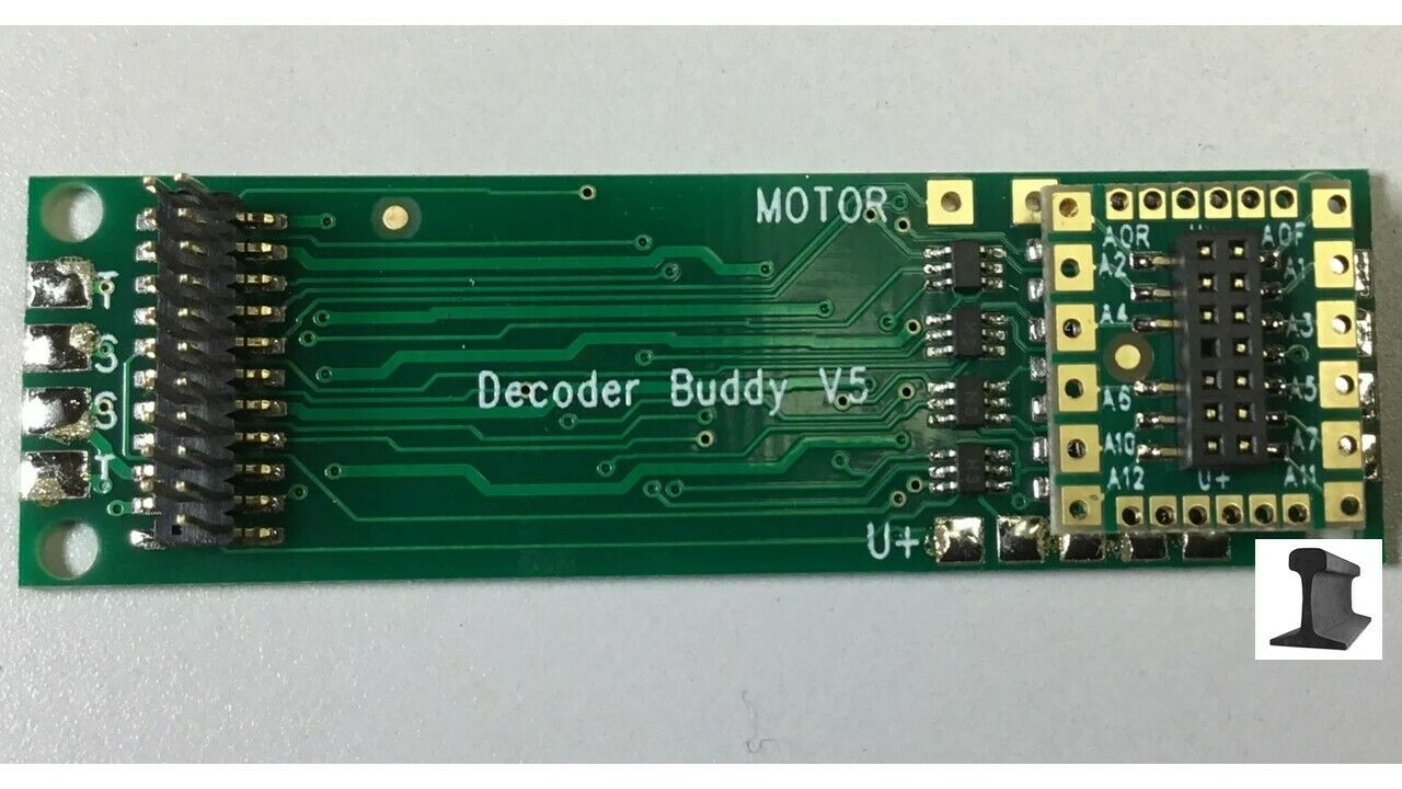 Nixtrainz Decoder Buddy ~ New Version 5 ~ 12 Outputs 21 Pin Decoders ~ Nixtrains
