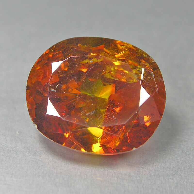 Orange Yellow Sphalerite | Natural Sphalerite | Oval 4.11 Cts Loose Gemstone